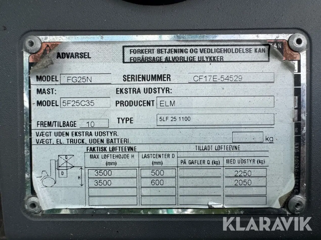 Billede 7 - Truck Mitsubishi FG25NT