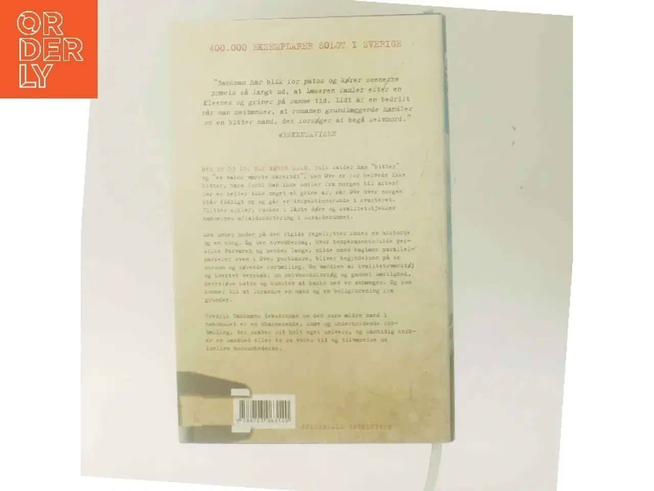 Billede 3 - En mand der hedder Ove : roman af Fredrik Backman (Bog)