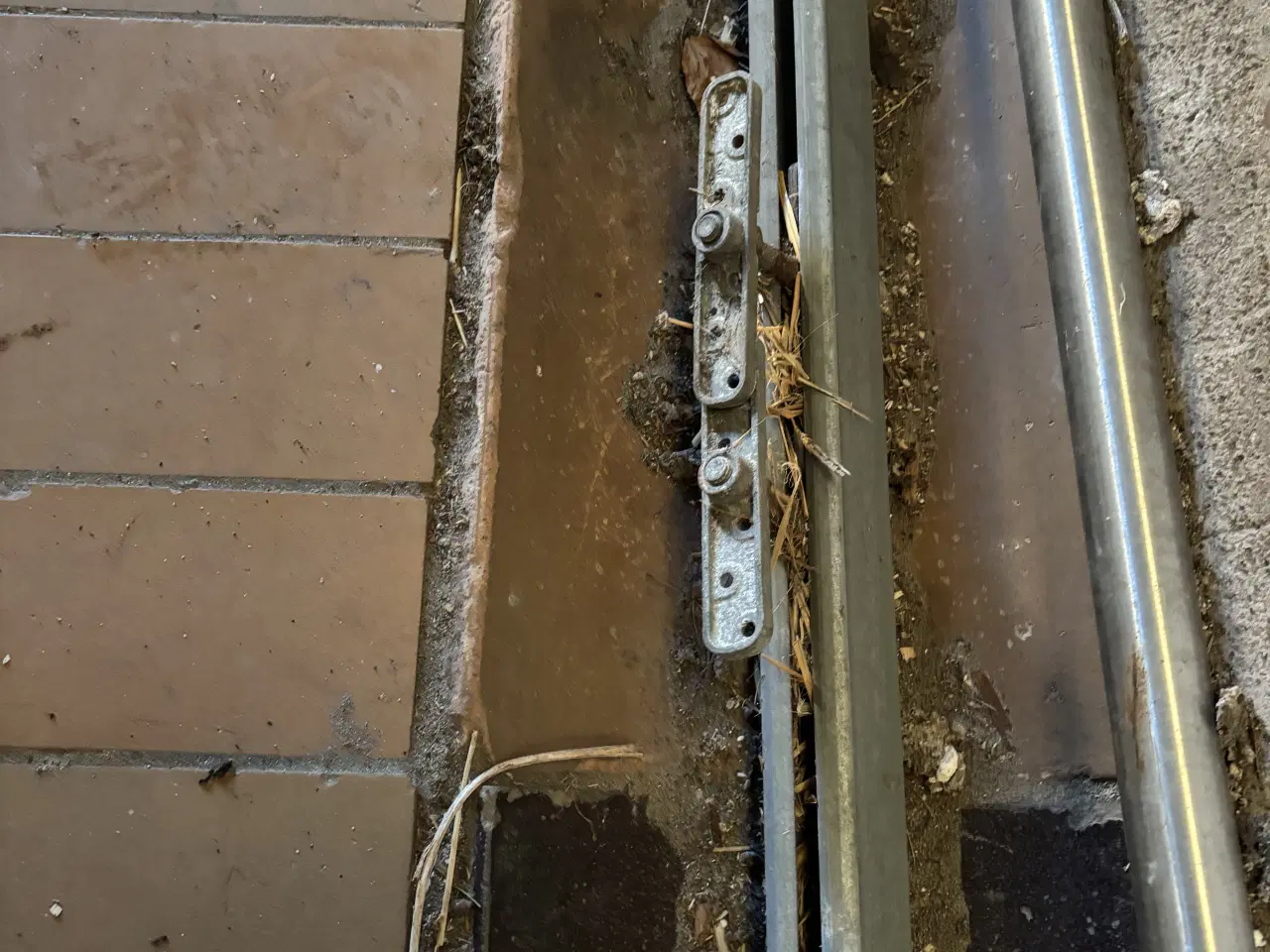 Billede 1 - Portskinne 7 m med 2 dobbelt ruller 