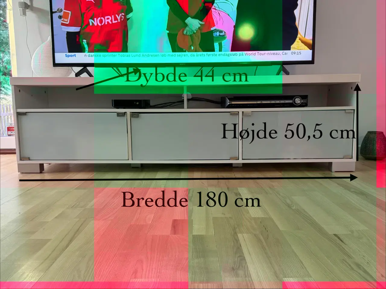 Billede 3 - TV-bænk i højglans