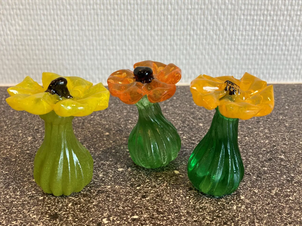 Billede 1 - Lene Højlund glas blomster