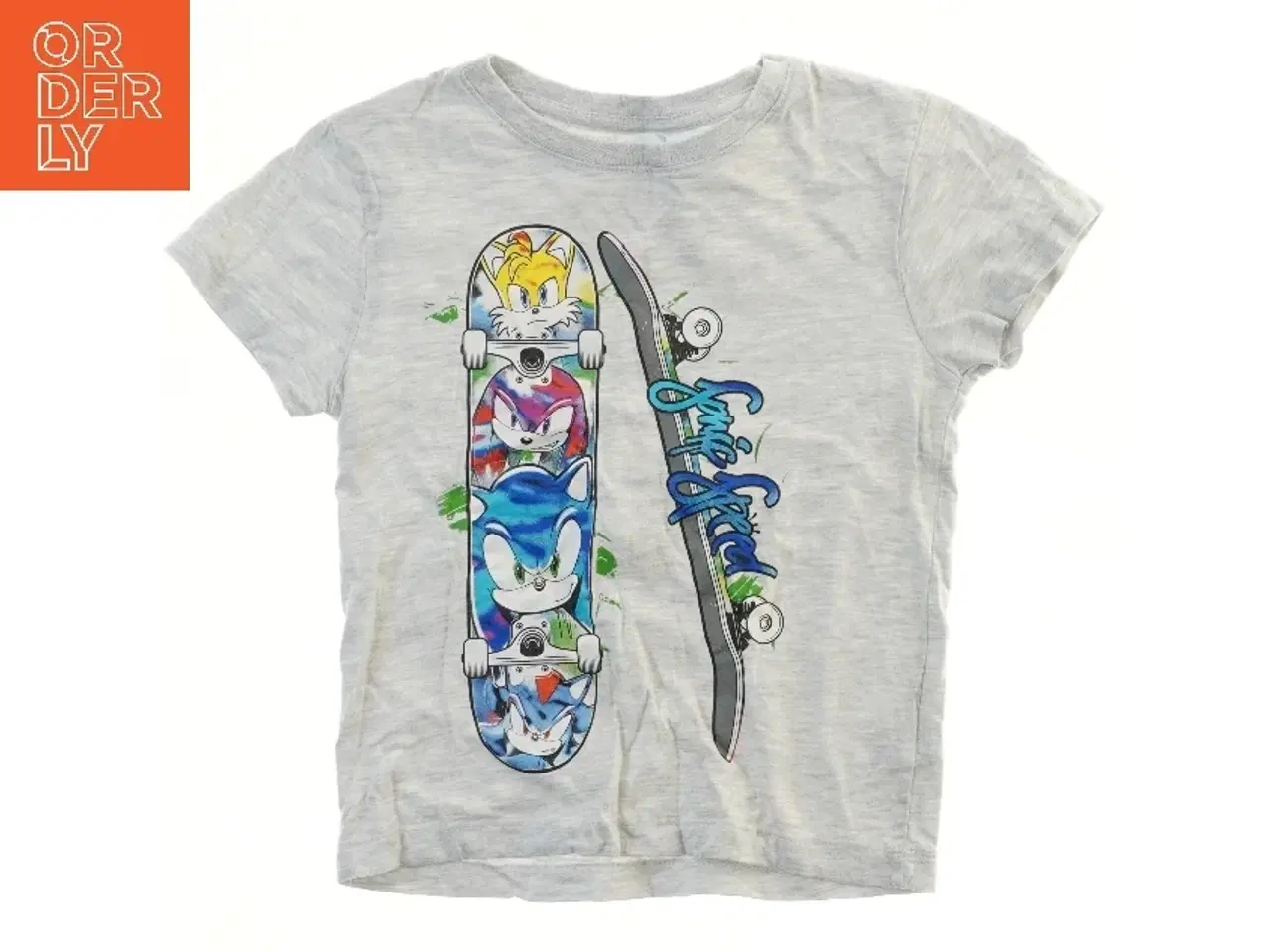 Billede 1 - T-shirt med Sonic design fra Sonic (str. 98)