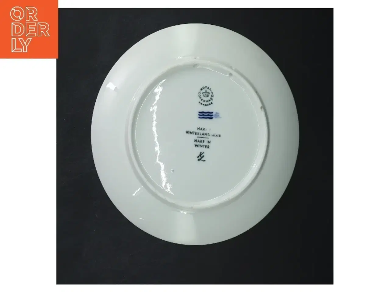 Billede 3 - Juleplatte 1971 fra Royal Copenhagen (str. Ø 18 cm)