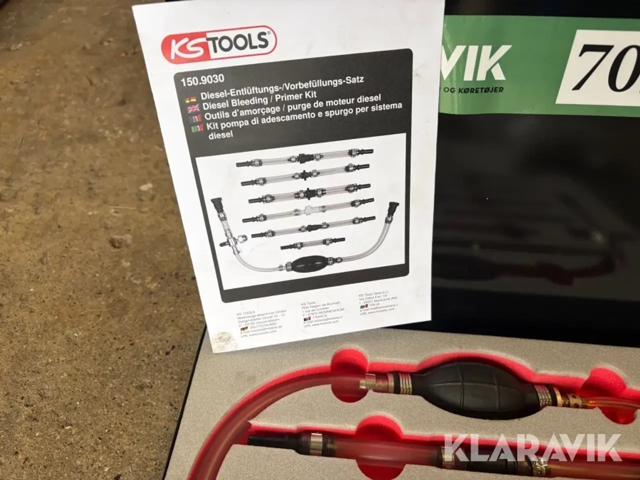 Billede 3 - Udluftningssæt KS Tools til diesel