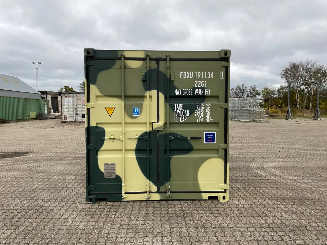 Billede 1 - 20 fods Container - Camouflage farver.