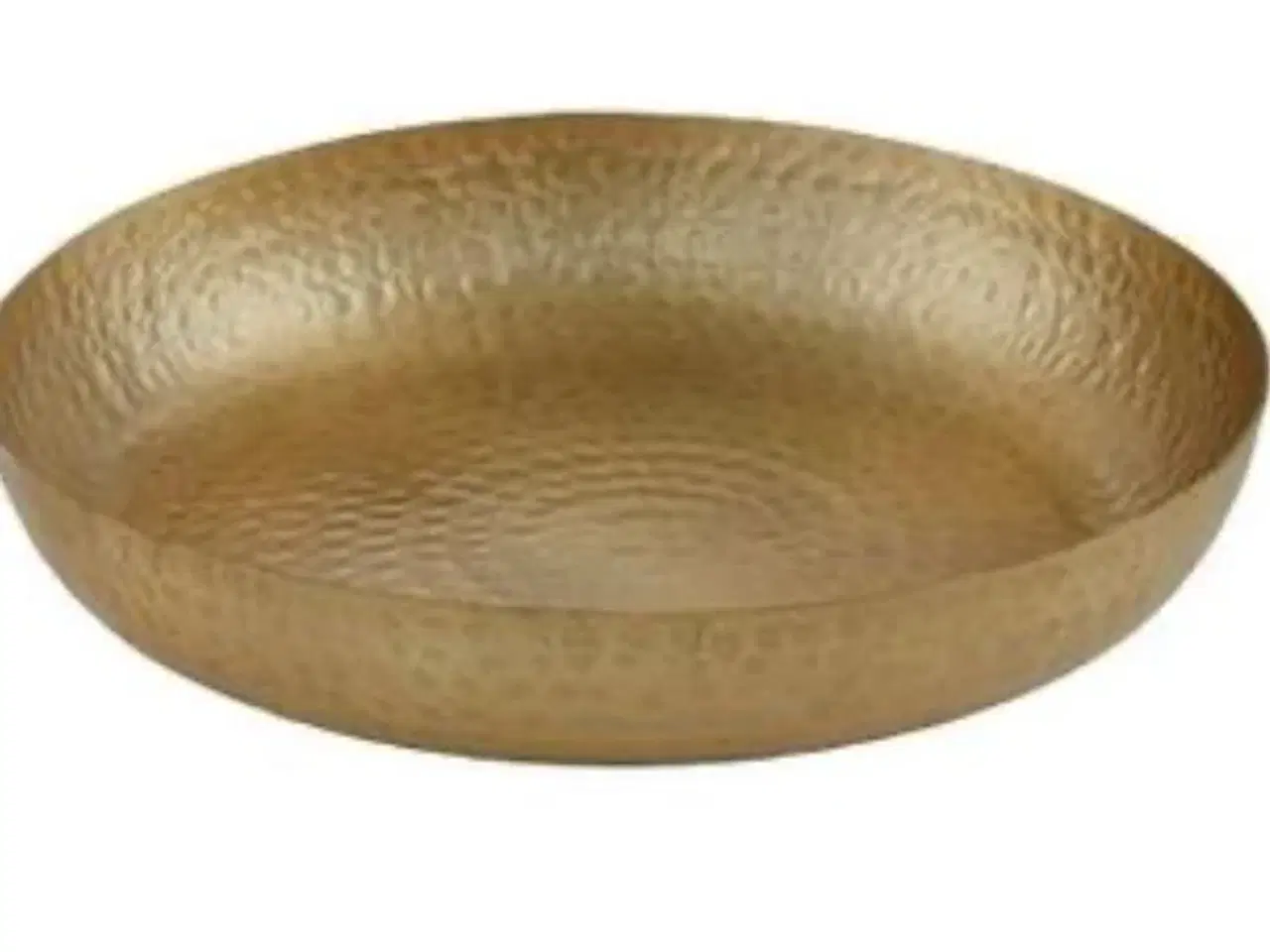 Billede 1 - Serveringsfad guld hammeret 360 mm  (Udstillingsmodel)