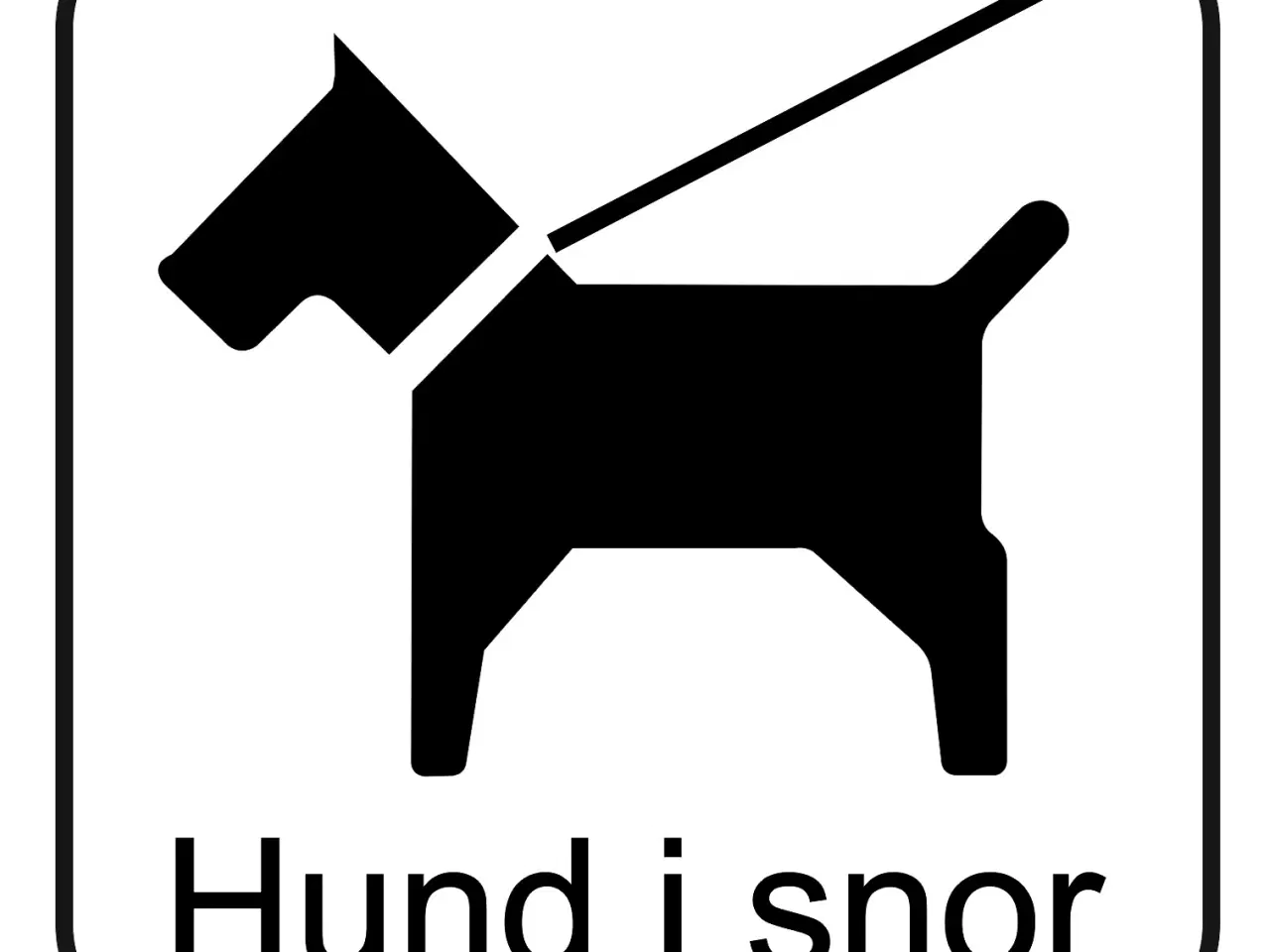 Billede 4 - Skilte "Hund i snor" "Saml op efter din hund" m.m.