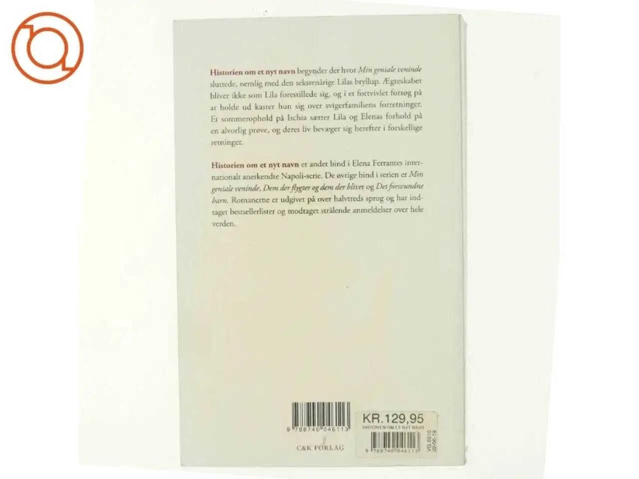 Billede 4 - Historien om et nyt navn : ungdom af Elena Ferrante (Bog)