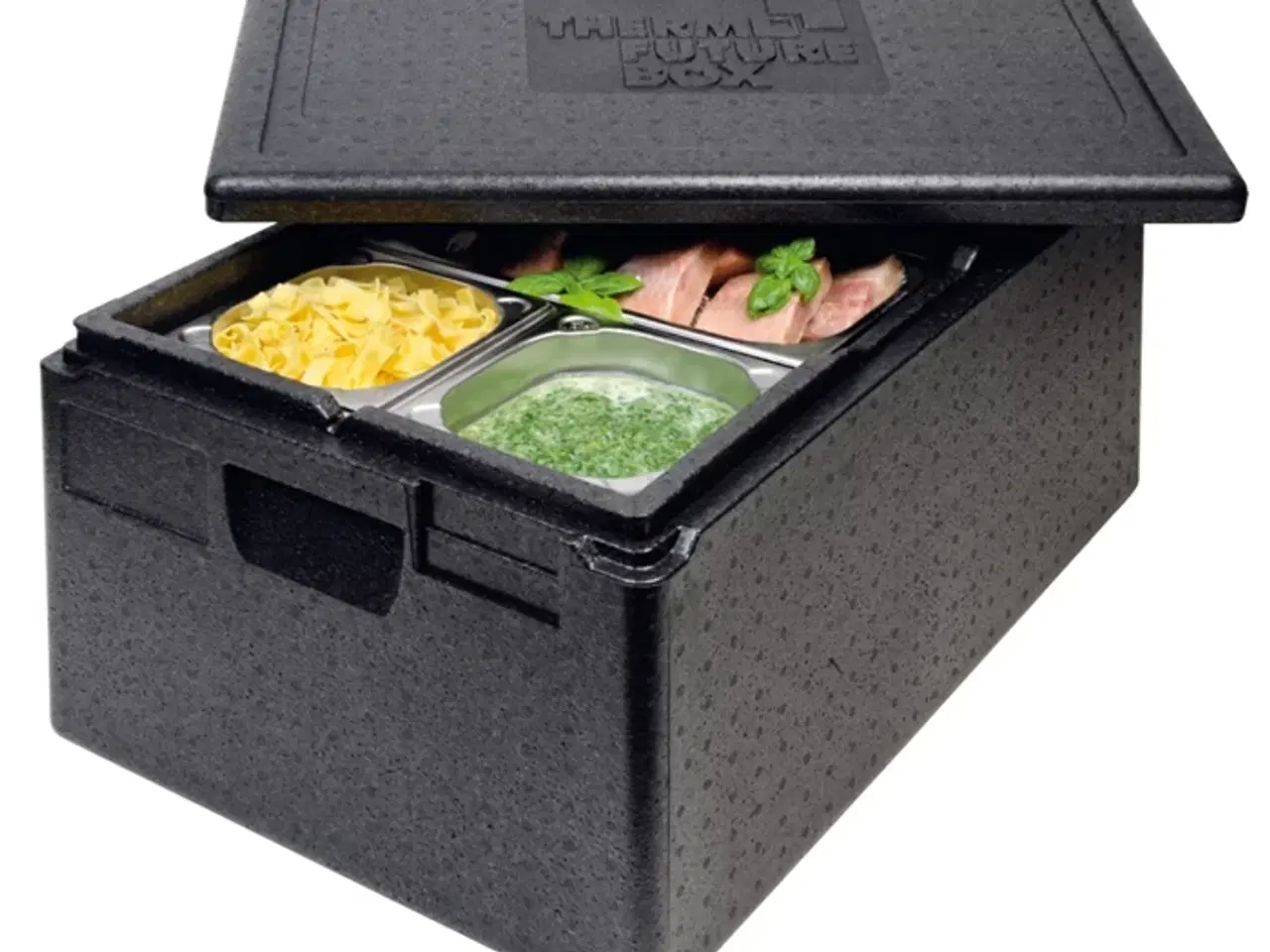 Billede 3 - Termokasse GN 1/1 – 46 L – sort 600 x 400 x 320 mm