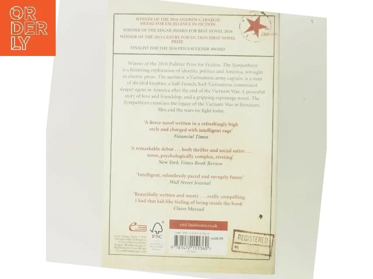 Billede 3 - The sympathizer af Viet Thanh Nguyen (1971-) (Bog)