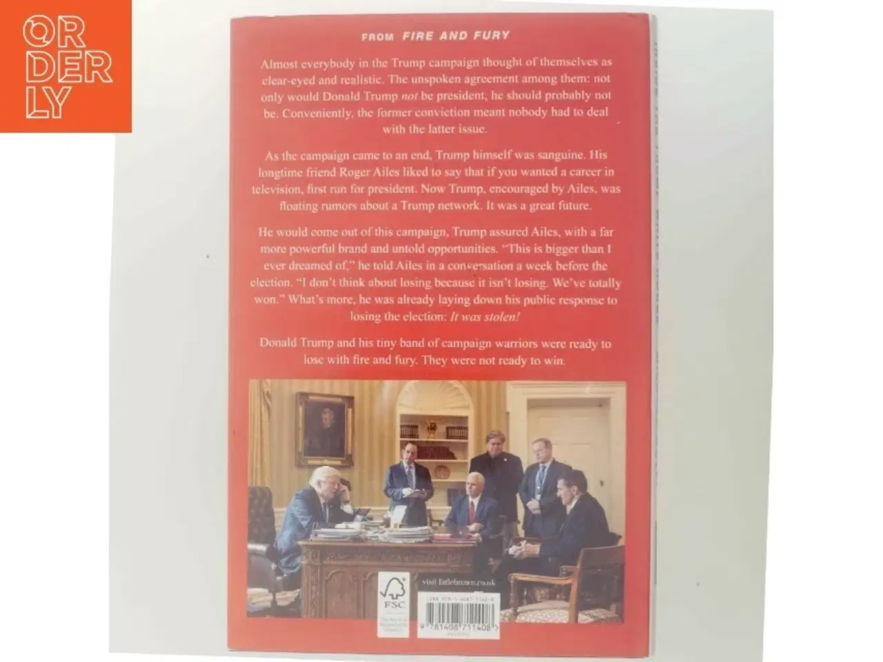 Billede 3 - Fire and fury : inside the Trump White House af Michael Wolff (Bog)