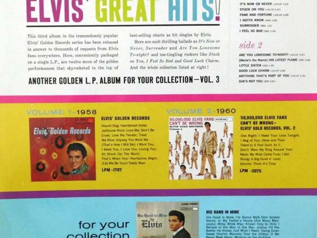 Billede 2 - Elvis Presley - Elvis' Golden Records Vo
