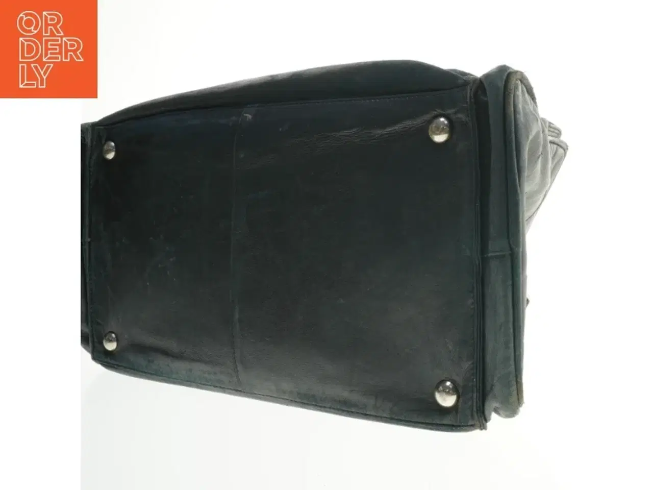 Billede 2 - Sort weekendtaske i læderlook (str. 53 x 33 cm)