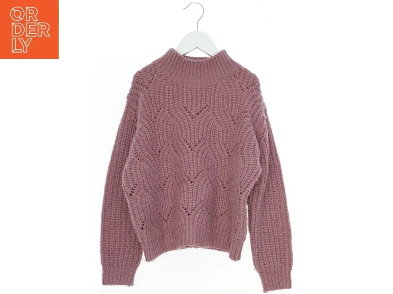Billede 1 - Strikket sweater i rosa farve fra Blue Seven (str. 140)