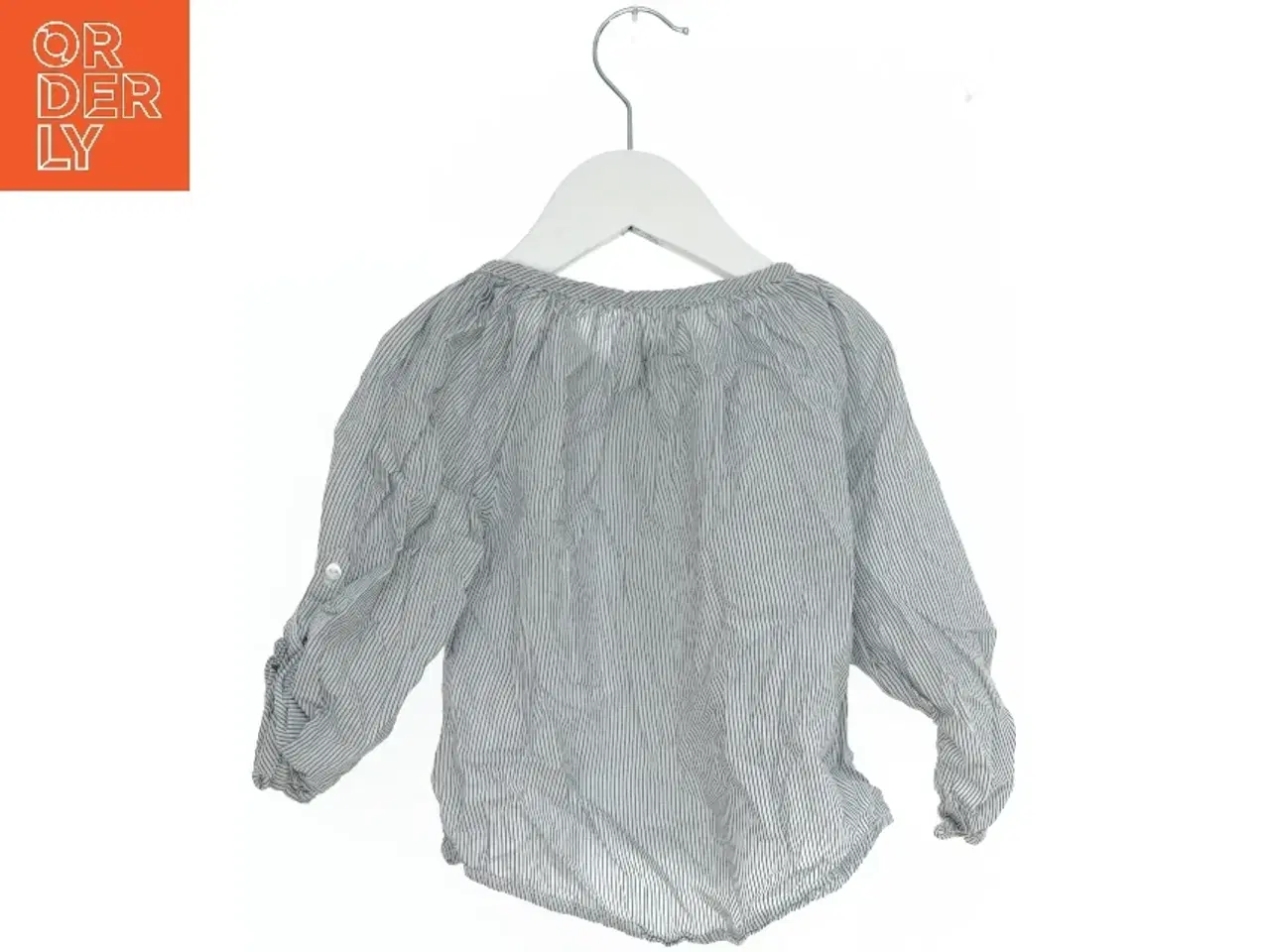 Billede 2 - Stribet langærmet bluse til børn fra Logg (str. 98)