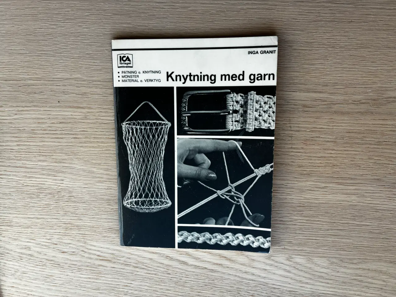 Billede 1 - Knytning med garn af Inga Granit