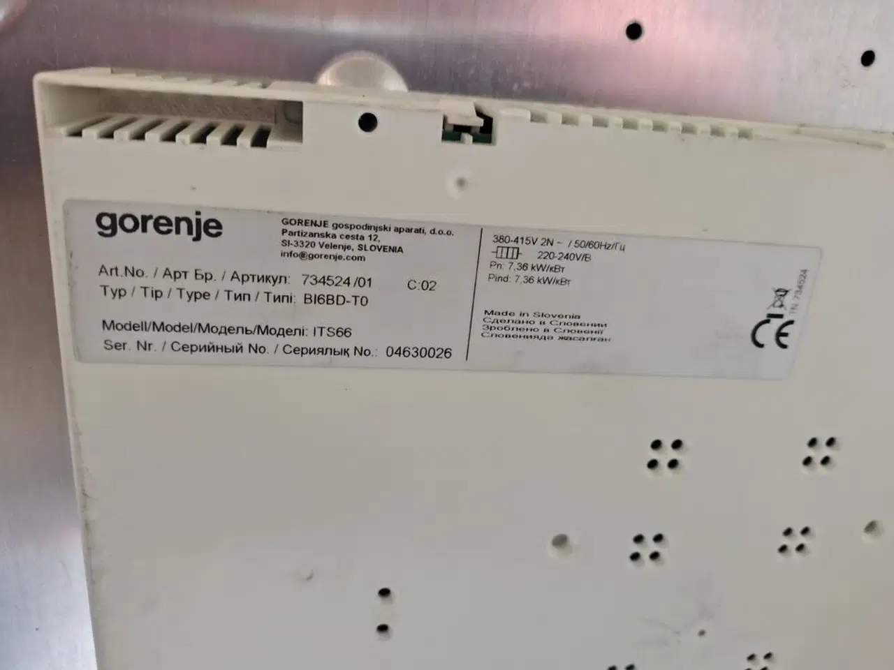 Billede 4 - Induktionskogeplade, brugt POWERBOOST