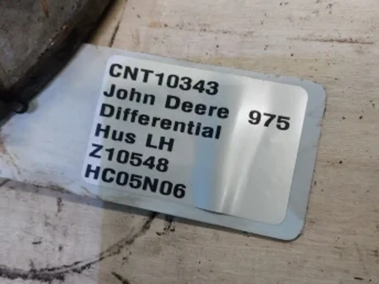 Billede 9 - John Deere 975  Differential Hus L Z10548 Z10548