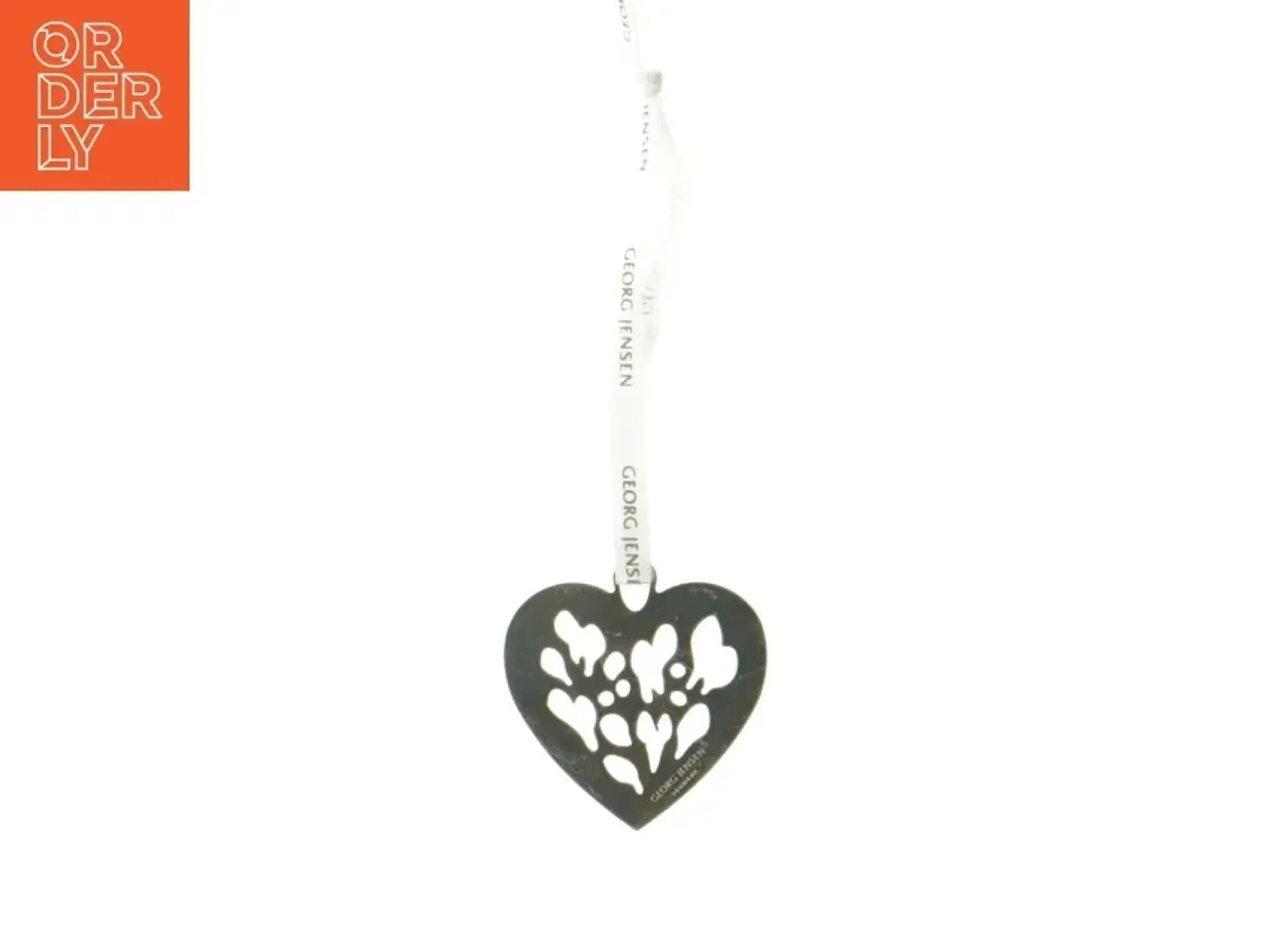 Billede 1 - Georg Jensen hjerte ornament fra Georg Jensen (str. 4 cm)