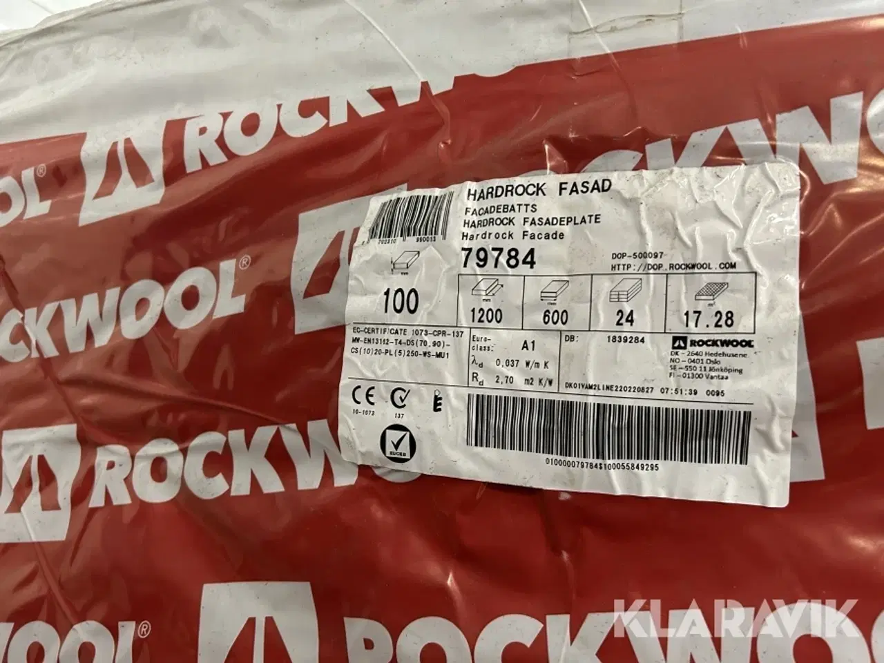 Billede 3 - Isolering Rockwool Facadebatts 17m2