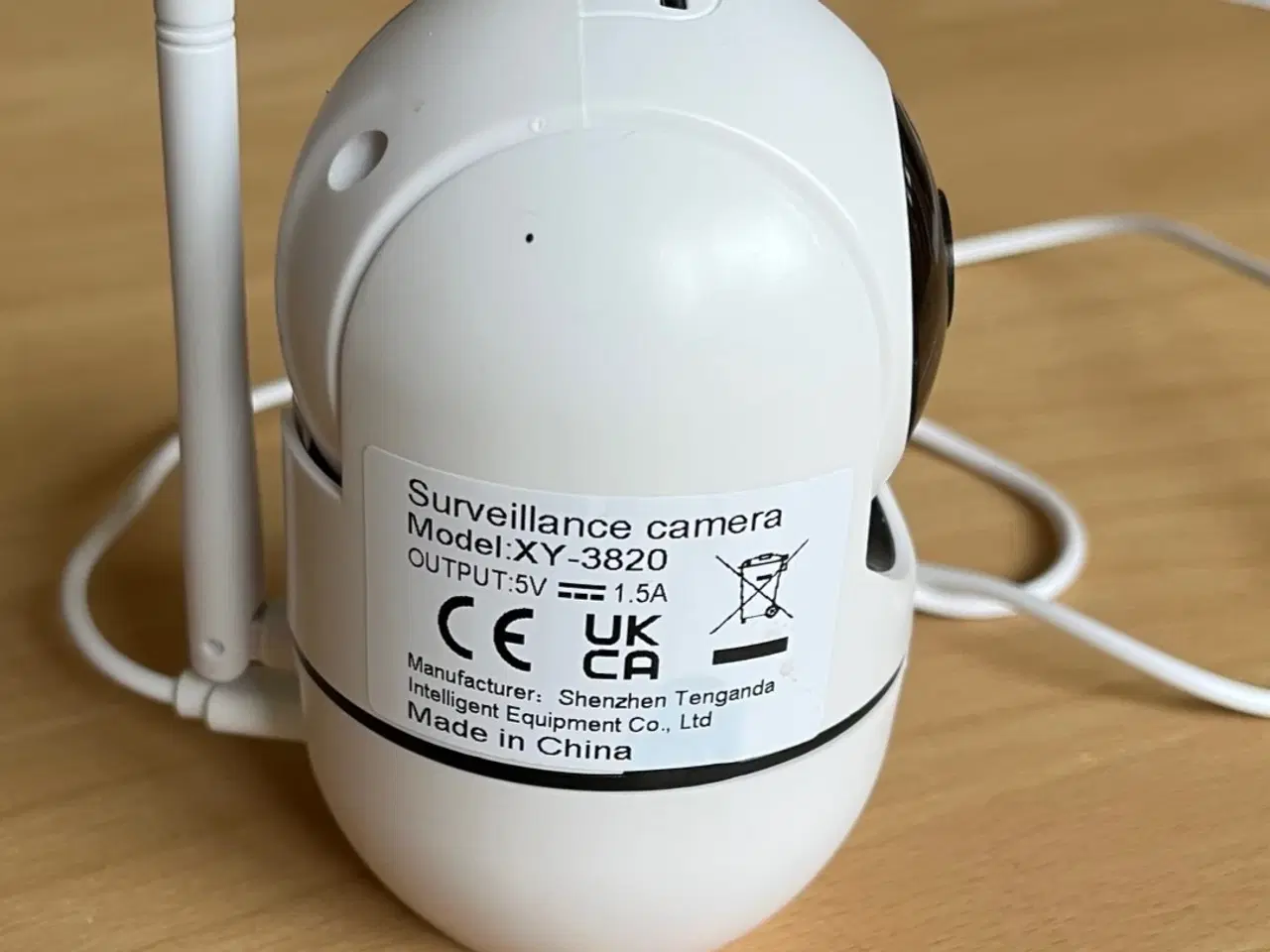 Billede 2 - Overvågningskamera med panorering og tilt