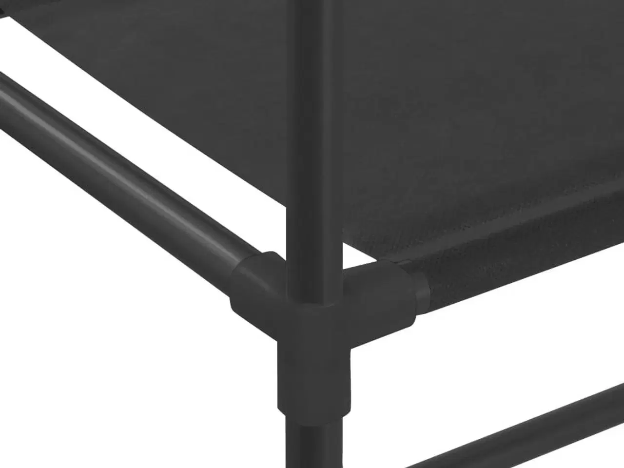 Billede 7 - Opbevaringsstativ med 3 hylder 69x28x169 sort