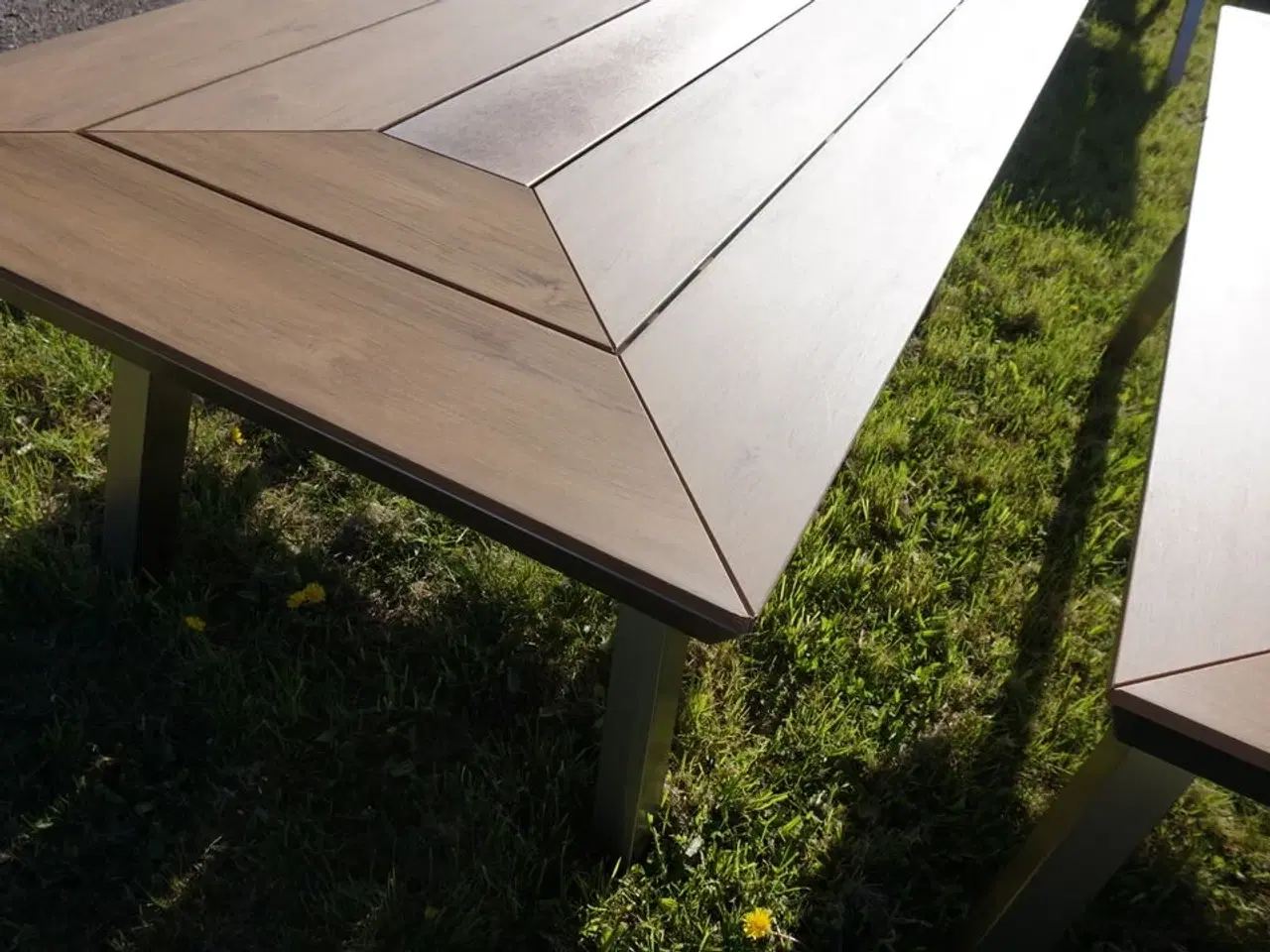 Billede 4 - Cadiz havebord - teak look 200x100 cm