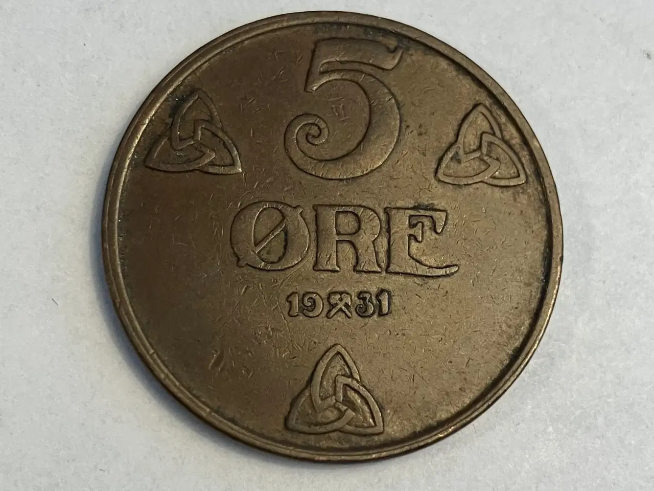 Billede 1 - 5 Øre 1931 Norge
