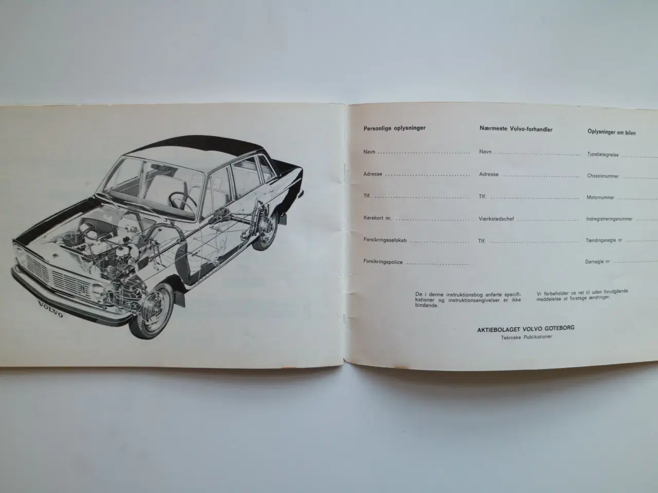 Billede 8 - Instruktionsbog 1968 - Volvo 140