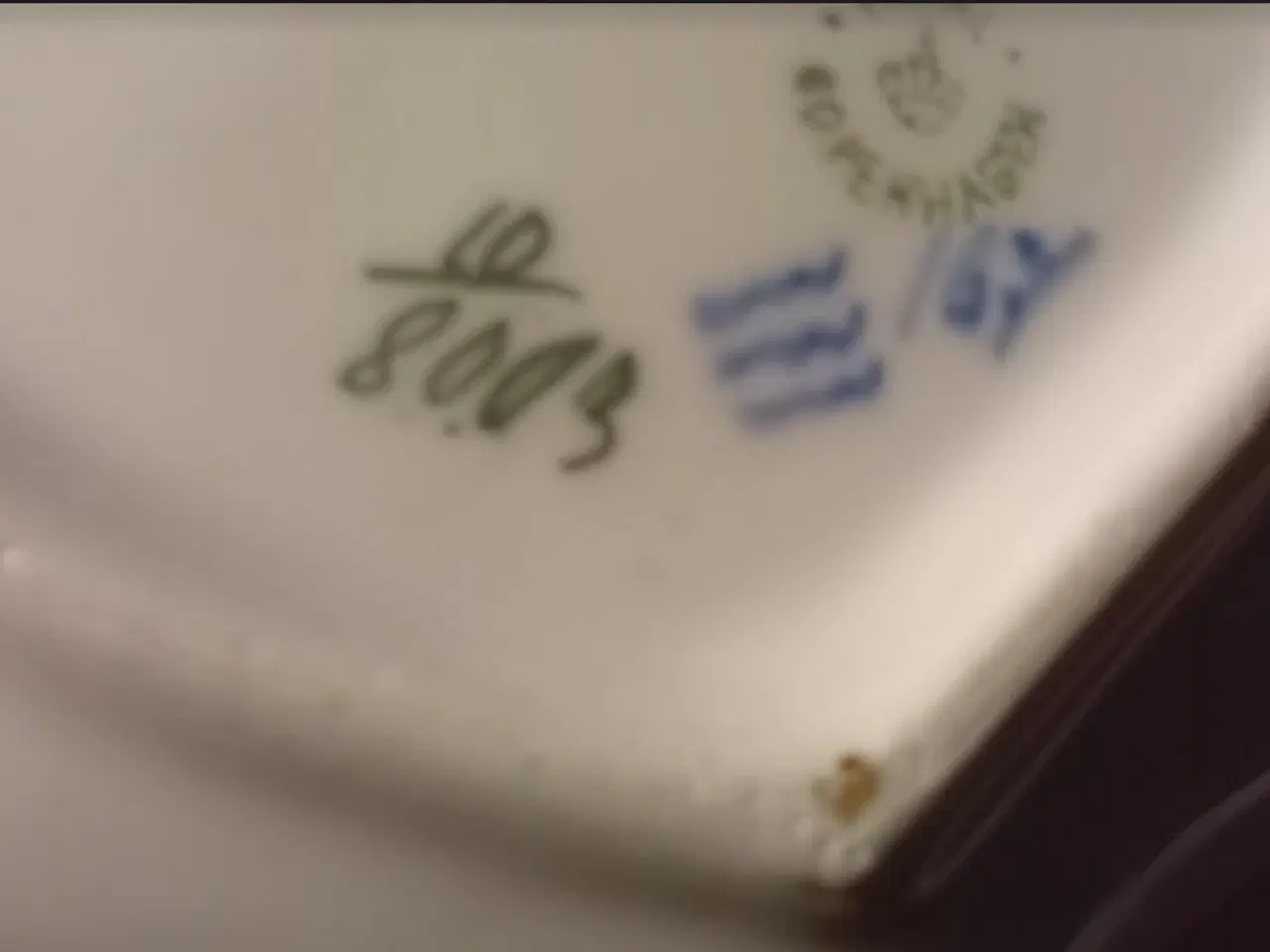 Billede 3 - Stor blå blomst samling plus 7 platter