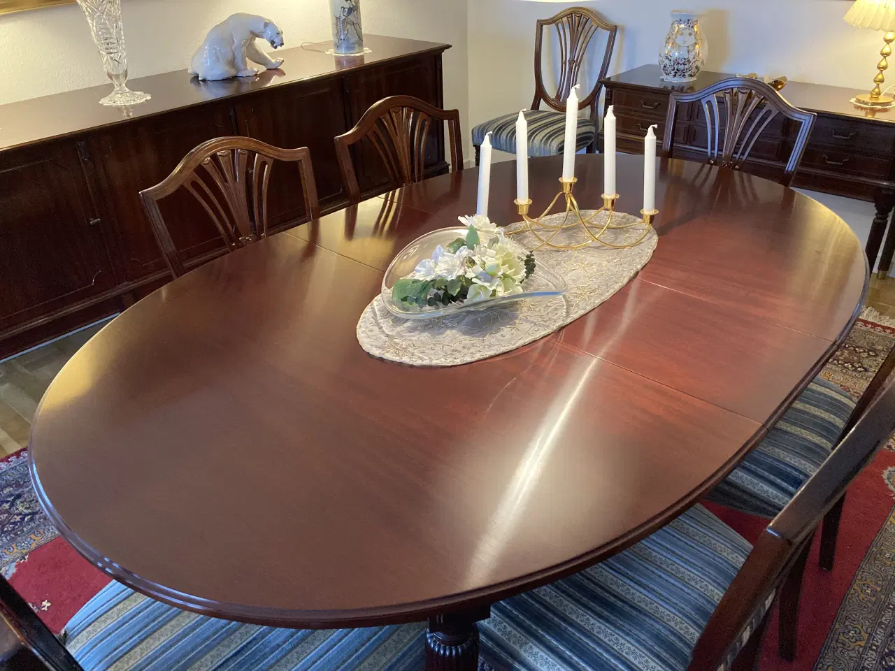 Billede 2 - Hepplewhite spisestue af mahogni