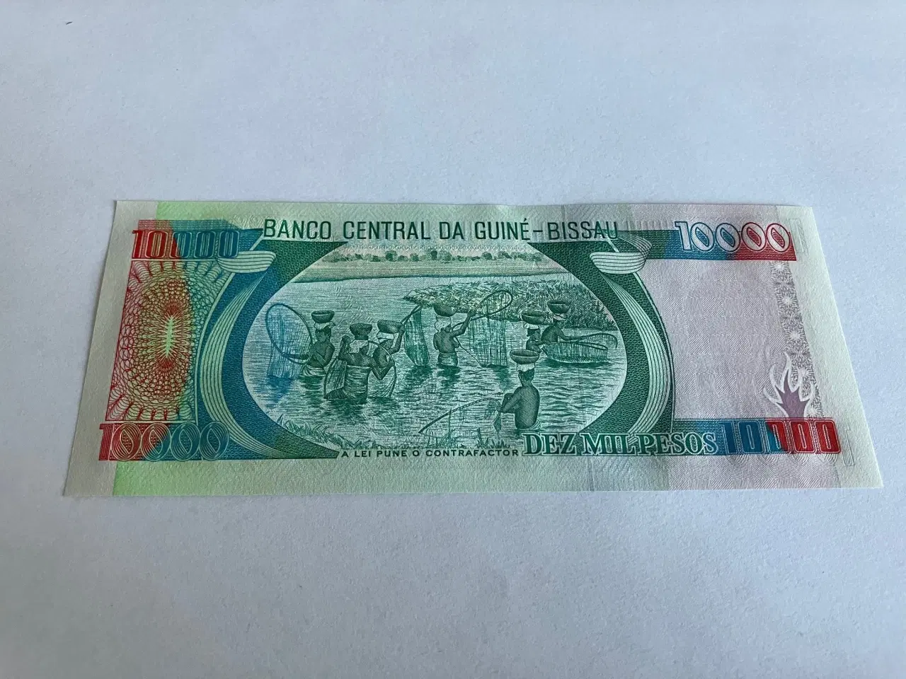 Billede 2 - 10000 Pesos Guinea-Bissau 1993