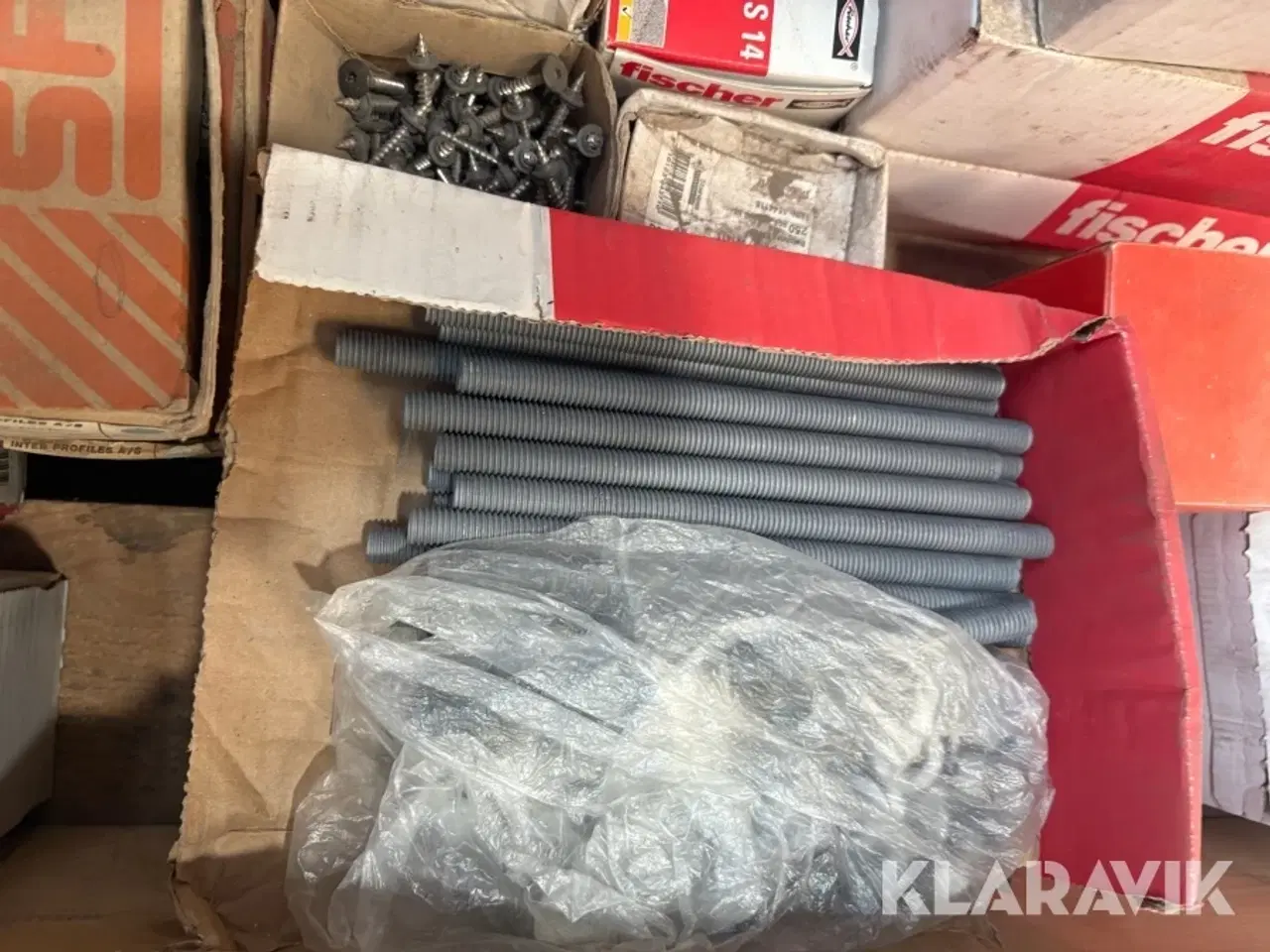 Billede 12 - Blandet lot skruer, bolte og gevinstænger