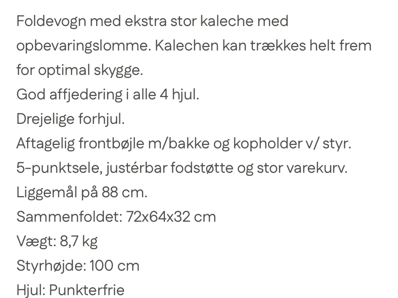 Billede 5 - Basson klapvogn