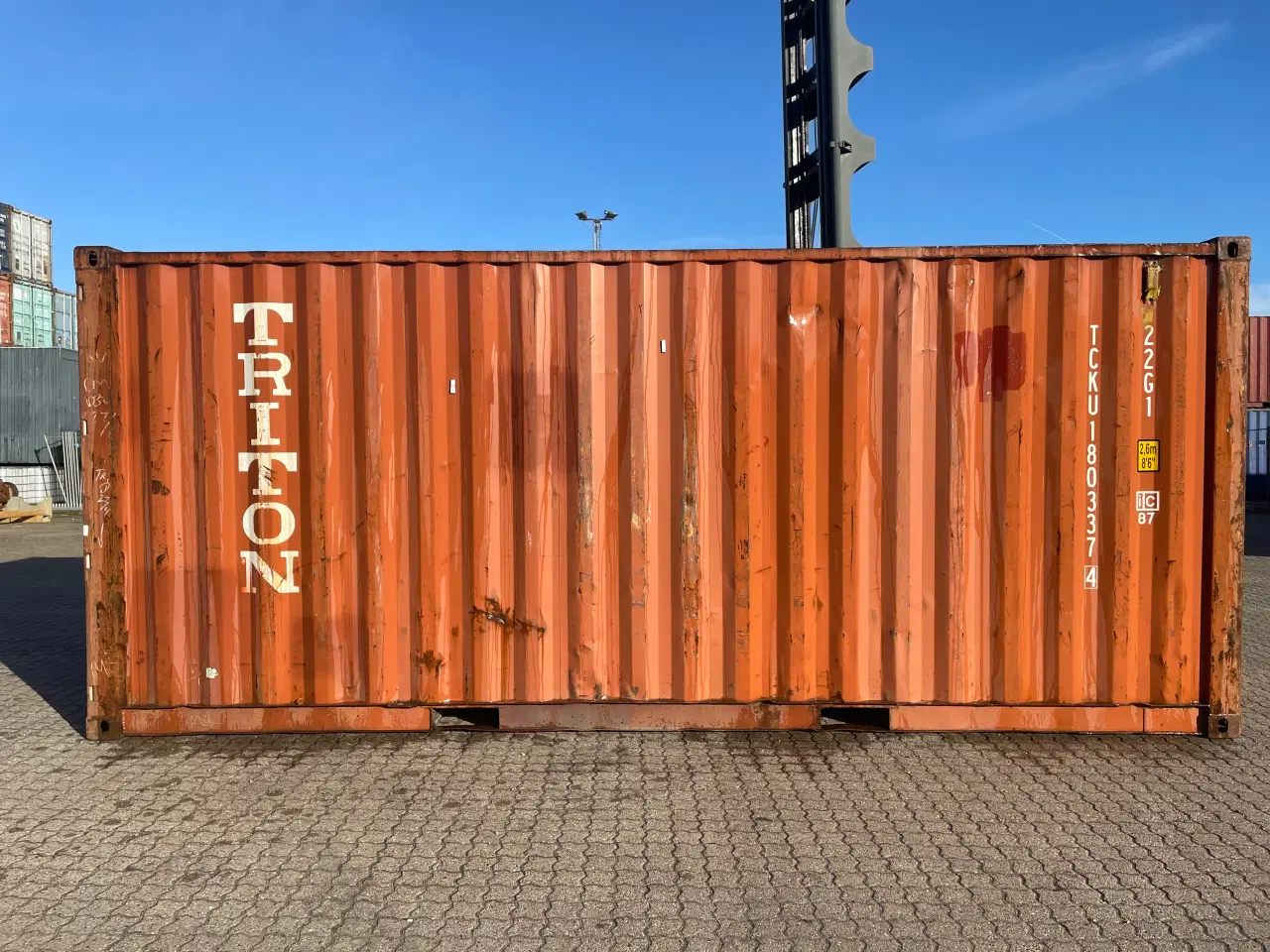 Billede 3 - 20 fods Container- ID: TCKU 180337-4