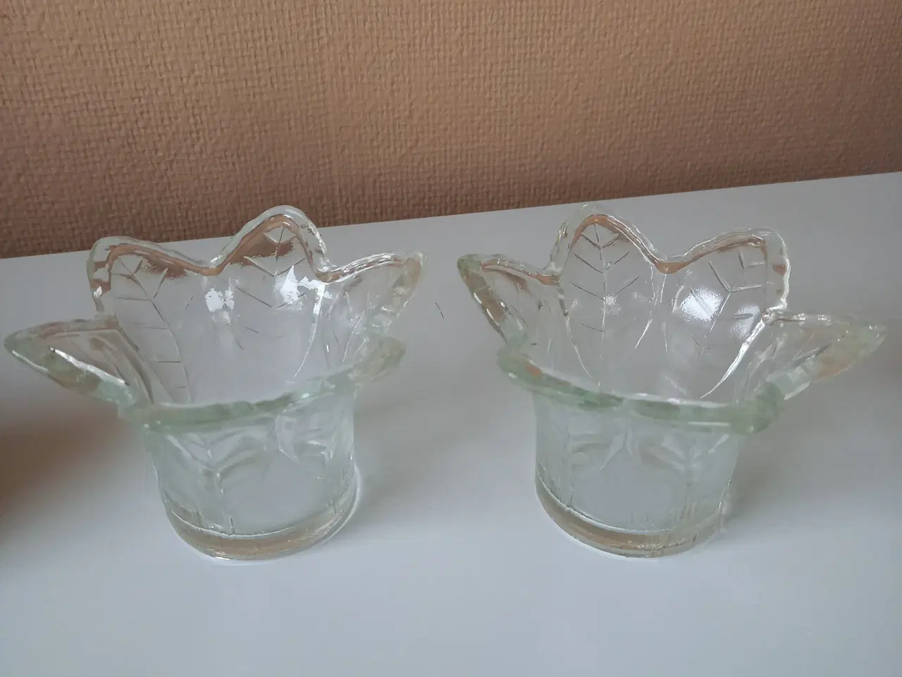 Billede 3 - Fyrfads-lysestager i glas - 3 forskellige slags