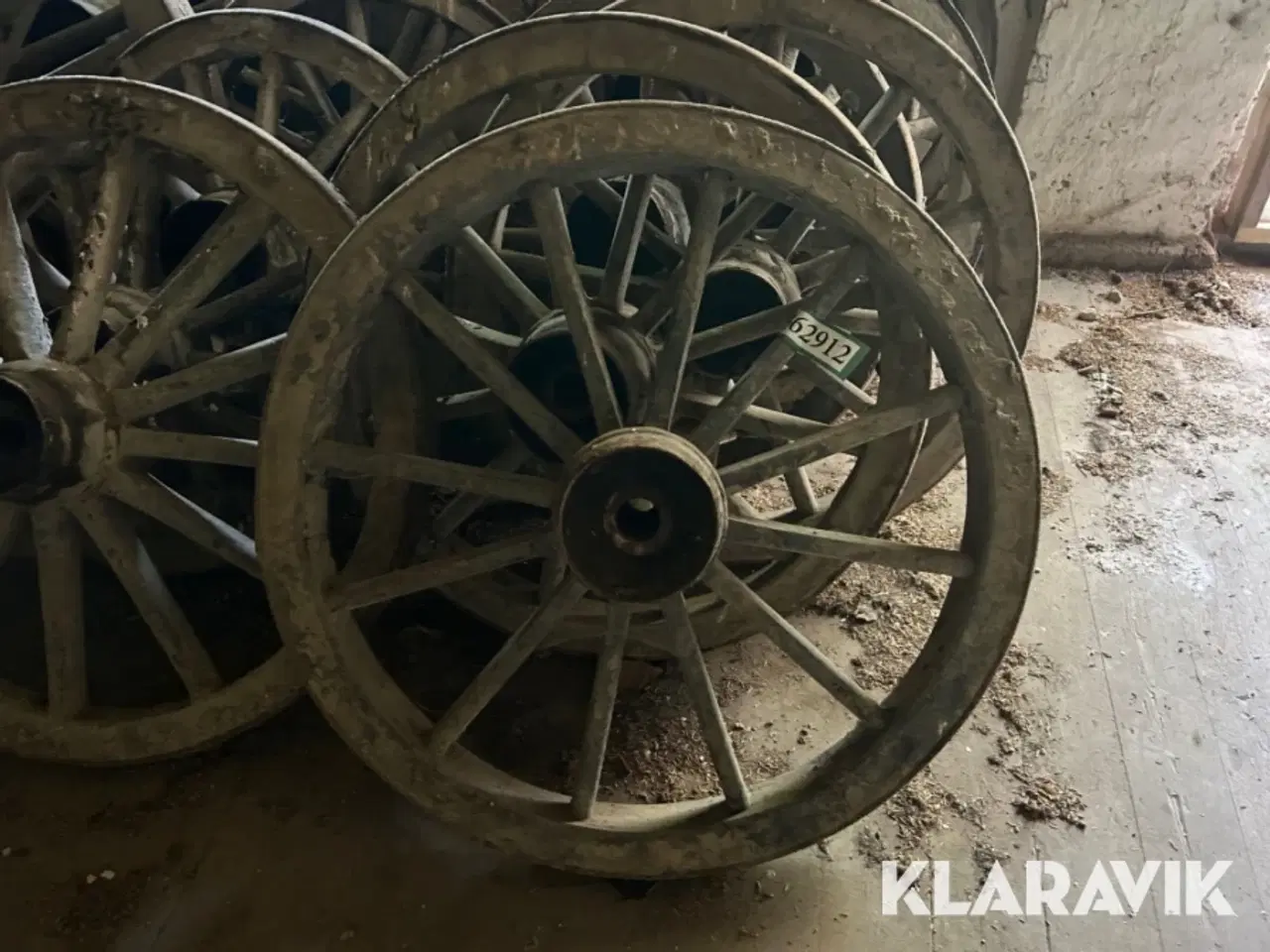 Billede 2 - Hestevognshjul 2 styk