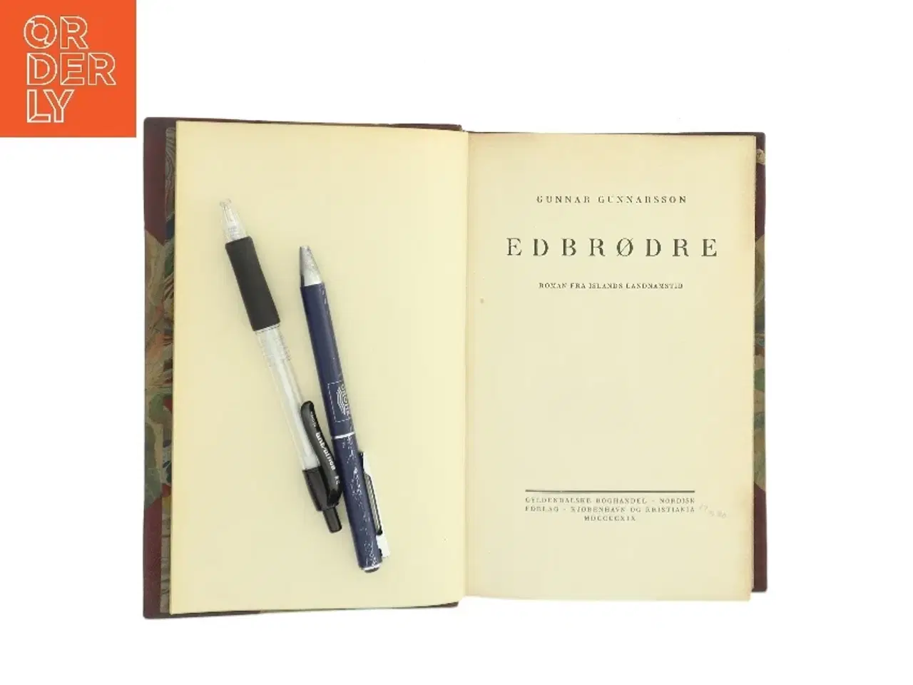 Billede 2 - Edbrødre af Gunnar Gunnarsson (Bog)