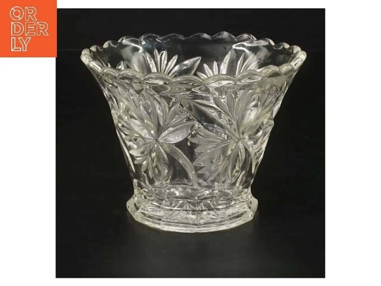 Billede 1 - Gammel glasvase (str. Ø 12,5 cm højde 10 cm)