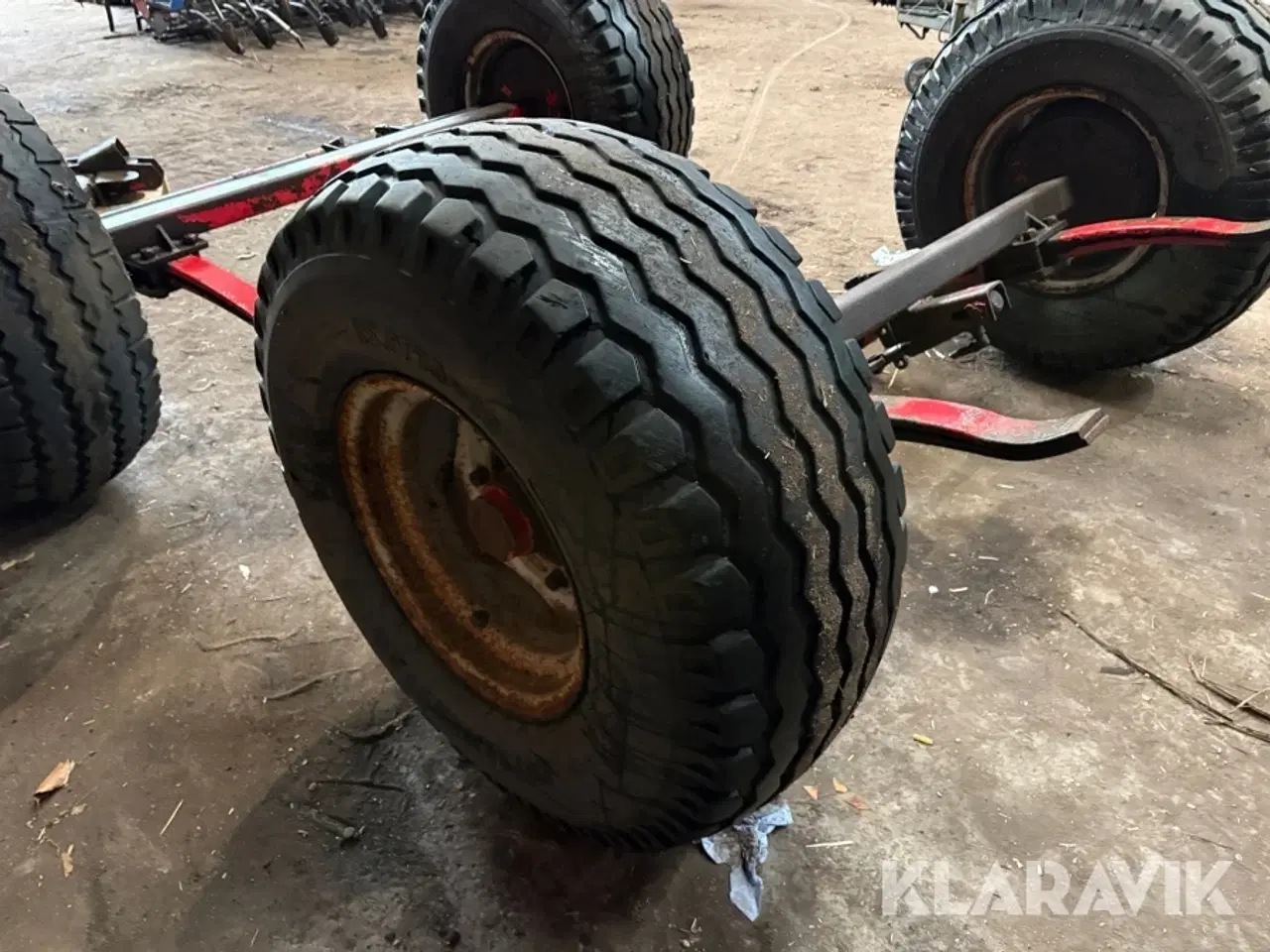 Billede 6 - Aksler med dæk - 2 stk