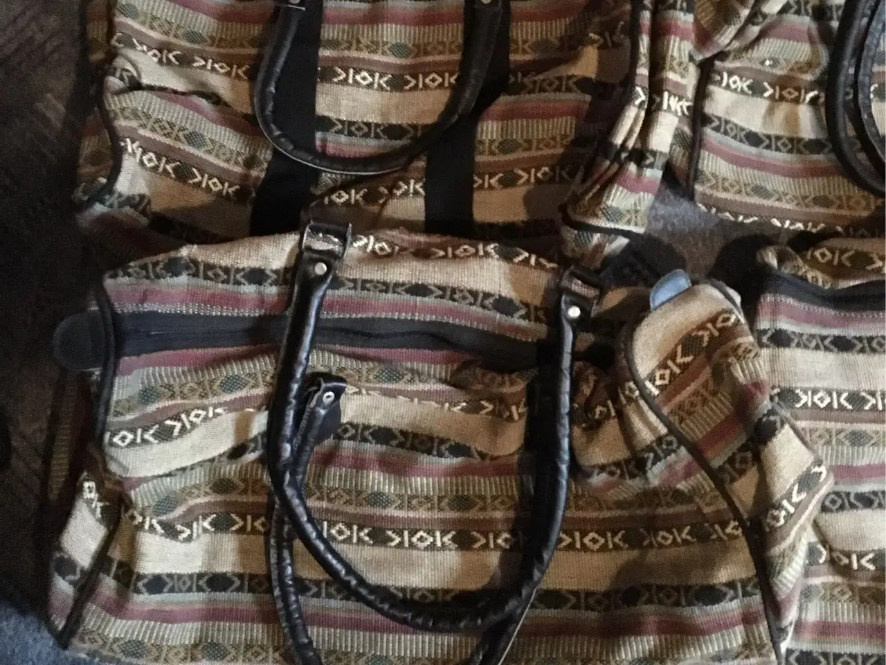 Billede 3 - Store og flotte tasker i bomuld