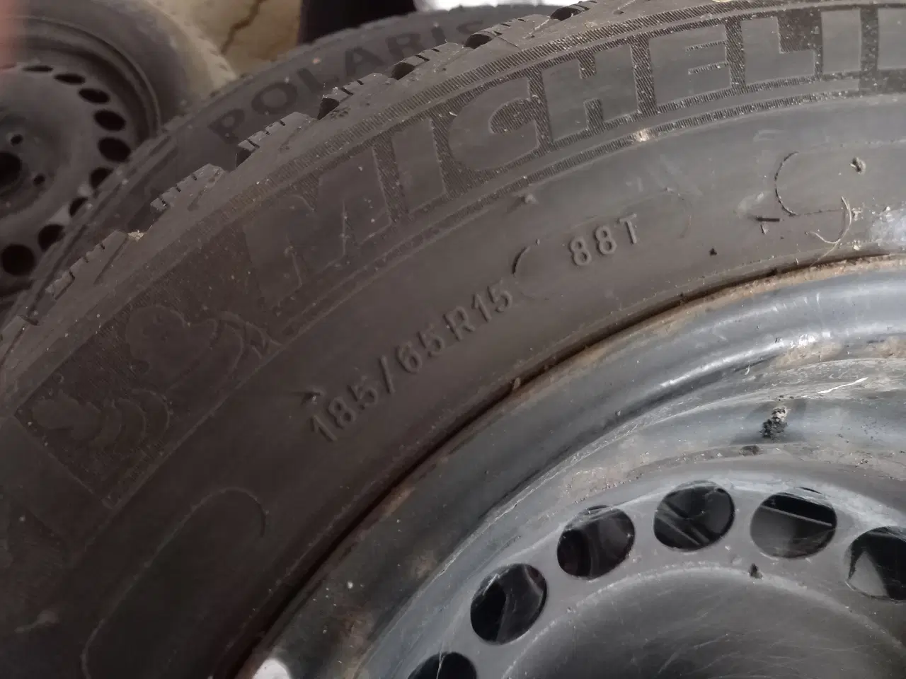 Billede 3 - Vinterdæk på stålfælge, 185/65 R 15