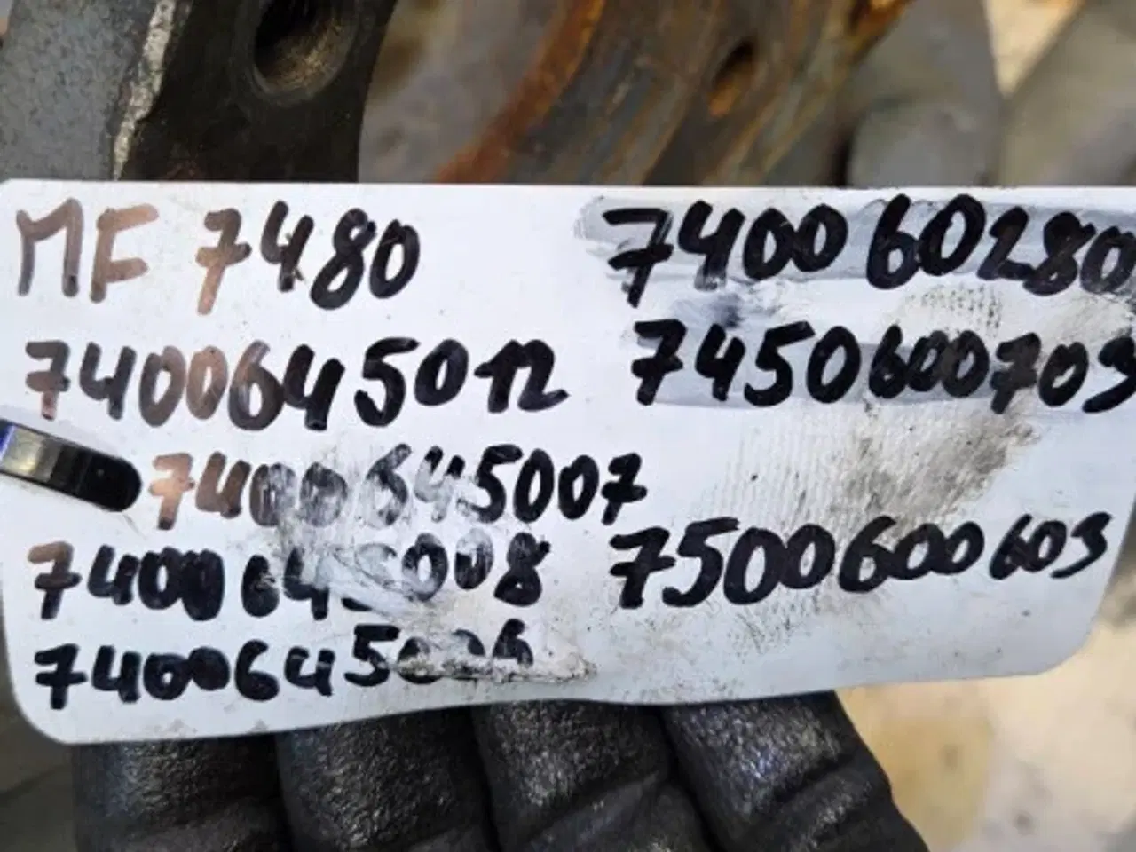 Billede 7 - Massey Ferguson 7480 Hjulnav 7400645012