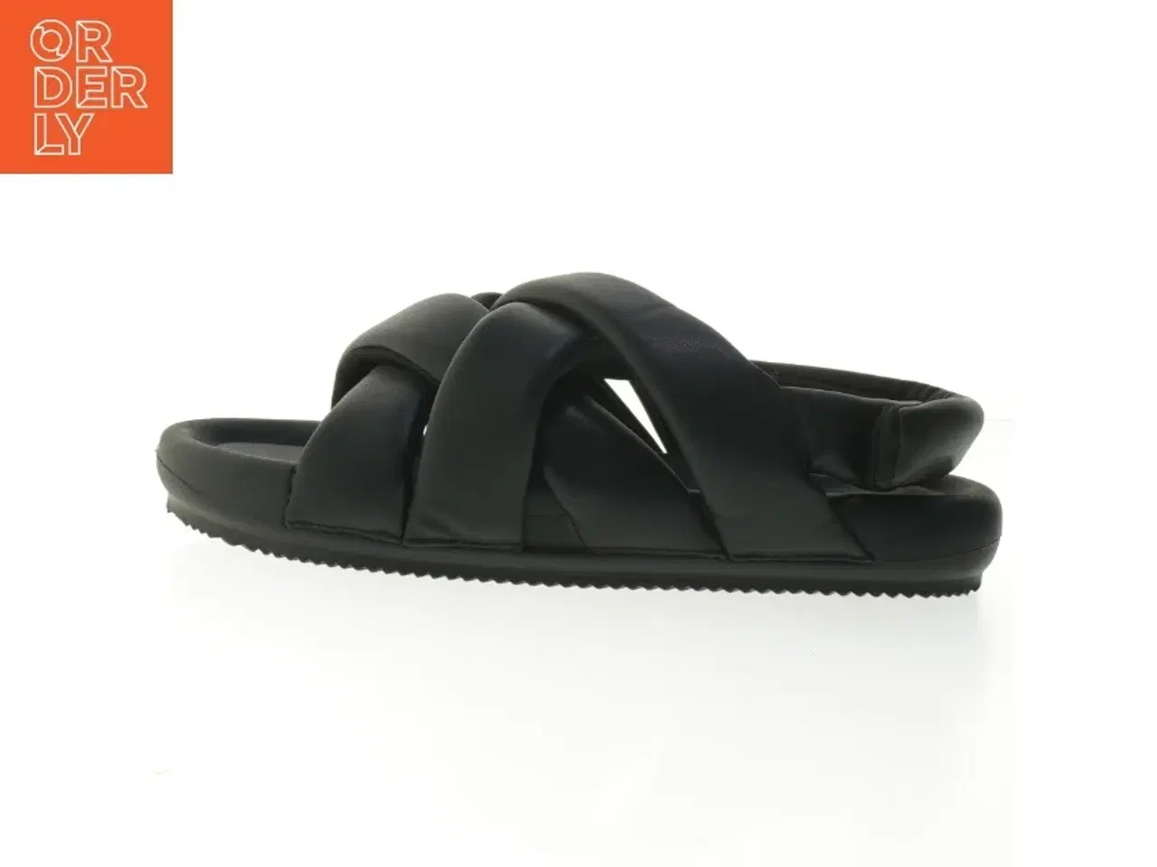 Billede 1 - Sorte sandaler i størrelse 40 fra HM (str. 40 )