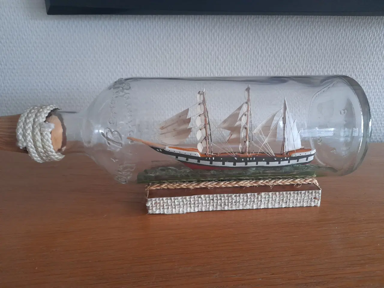 Billede 5 - Flaskeskib 29 cm.