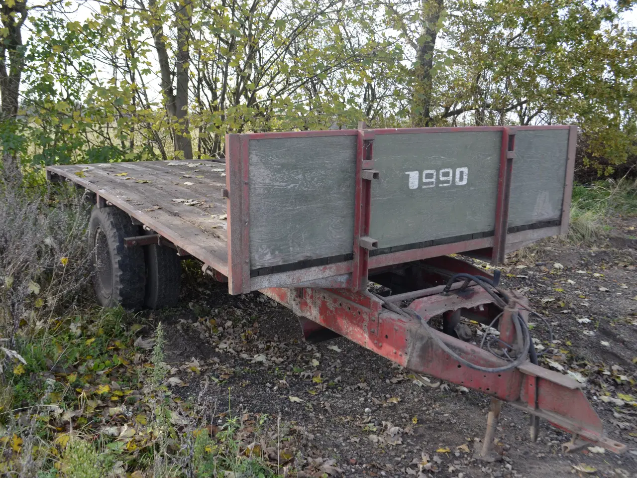 Billede 2 - Meget solid tipvogn uden sider til salg