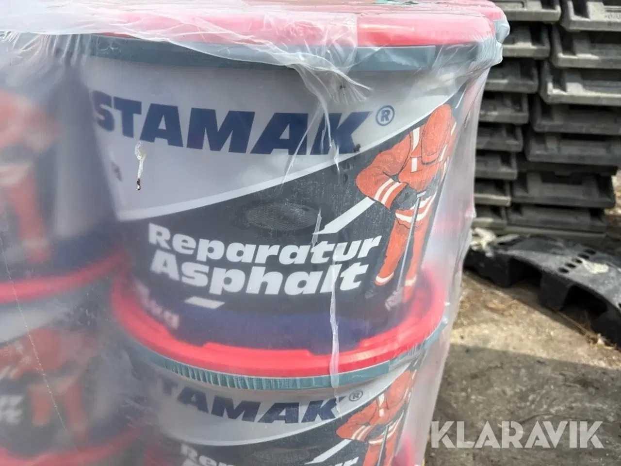Billede 2 - Reparations asfalt Instamak 0/5mm 1 Palle med 24 spande