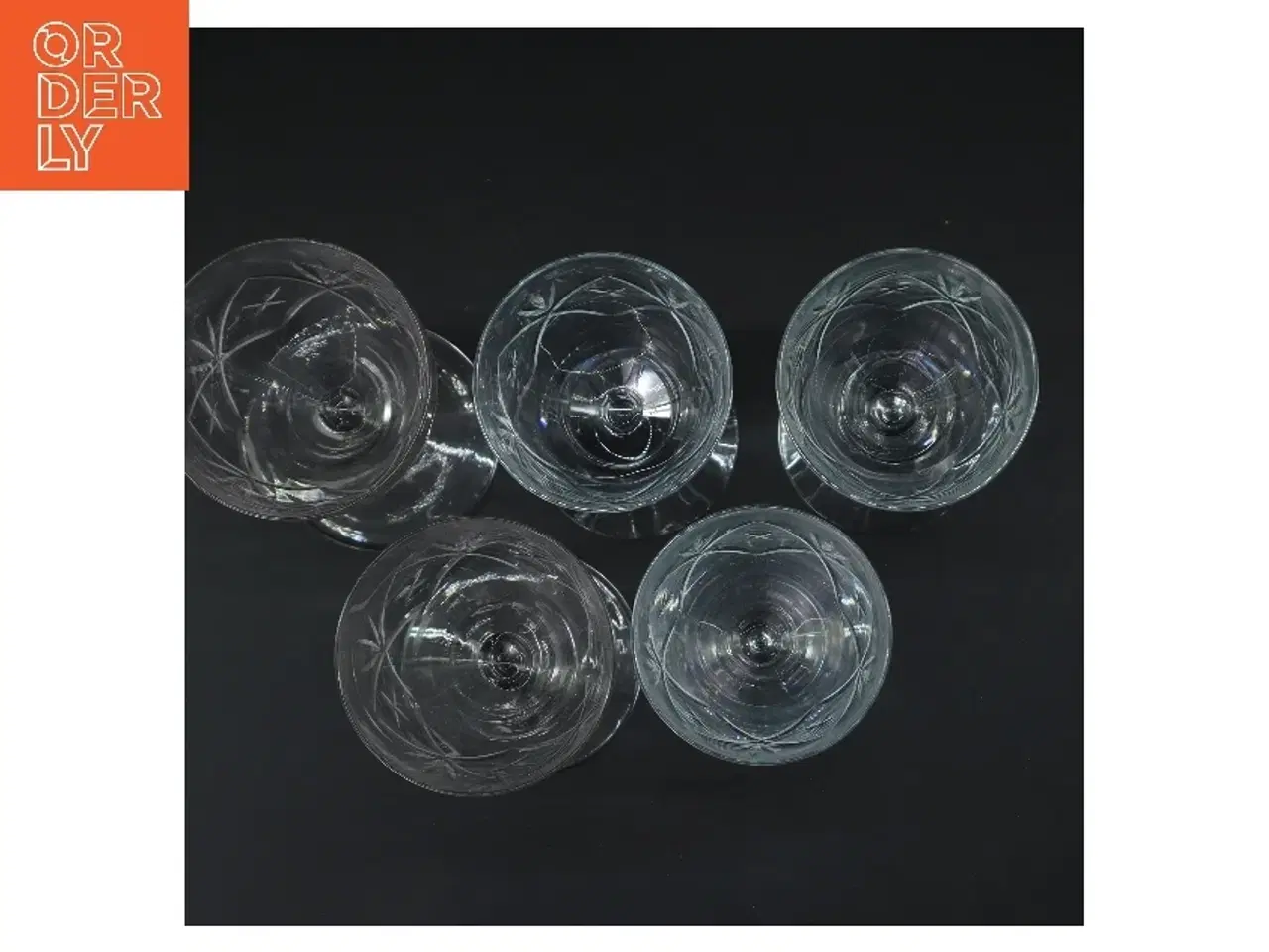 Billede 3 - Ulla vinglas sæt (str. 5 stk Ø 7,5 cm længde 17 cm)