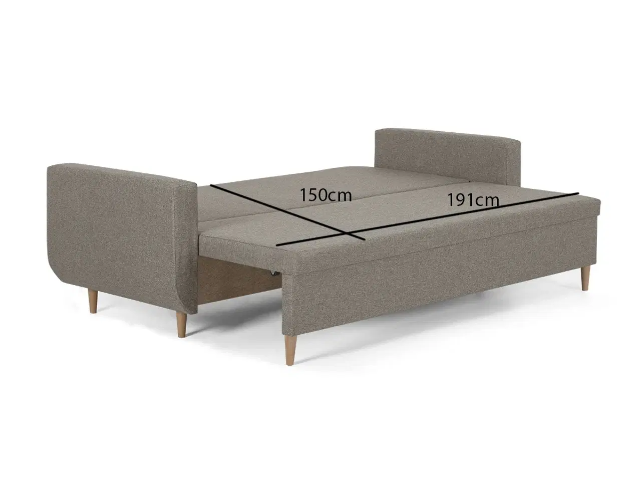 Billede 8 - DORIS 3-per. sofa med sovefunktion