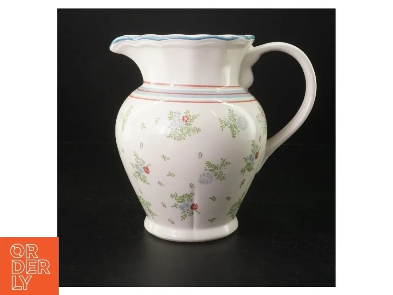 Billede 1 - Porcelænskande (str. H. 19 cm)